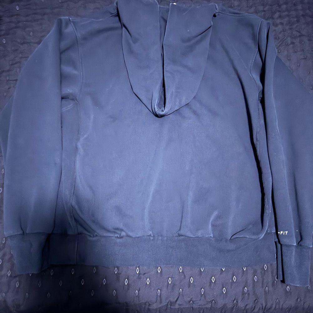 Nike black standard issue Hoodie with Zip Pocket - Picture 2 of 2